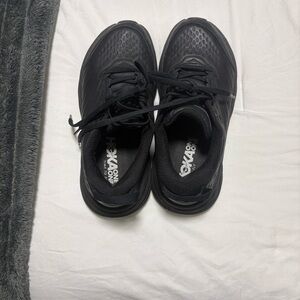 Hoka One One Womens Black Athletic Shoes